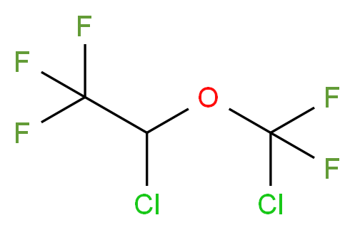 2-Chloro-2-(chlorodifluoromethoxy)-1,1,1-trifluoroethane_Molecular_structure_CAS_)
