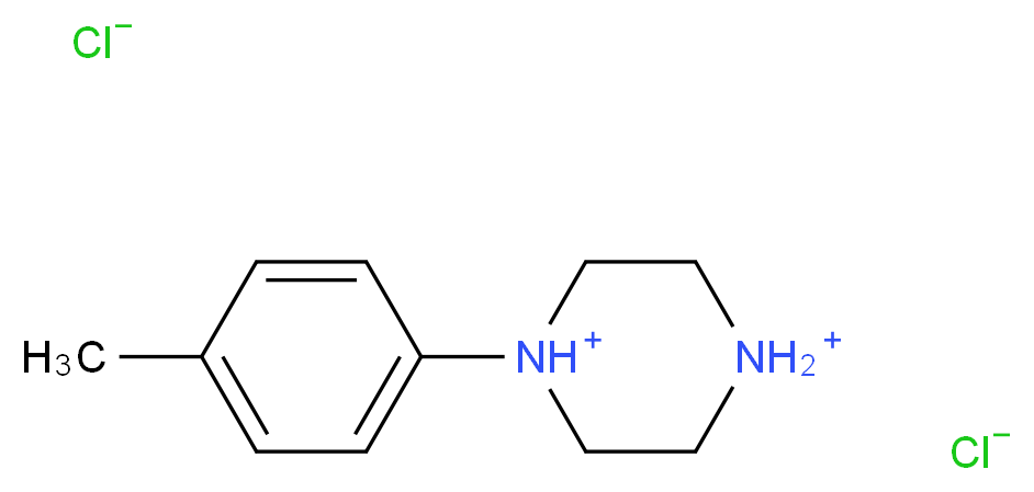 1-(p-Tolyl)piperazine dihydrochloride_Molecular_structure_CAS_13078-14-3)