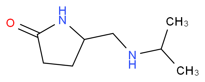 5-[(isopropylamino)methyl]pyrrolidin-2-one_Molecular_structure_CAS_1177316-08-3)