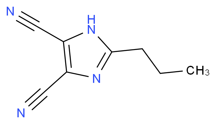 2-Propyl-1H-imidazole-4,5-dicarbonitrile_Molecular_structure_CAS_51802-42-7)