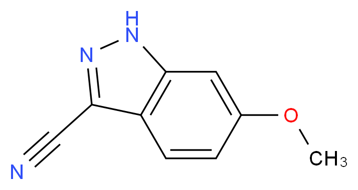 6-METHOXY-1H-INDAZOLE-3-CARBONITRILE_Molecular_structure_CAS_691900-59-1)