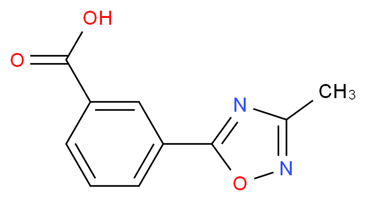 3-(3-Methyl-1,2,4-oxadiazol-5-yl)benzoic acid 97%_Molecular_structure_CAS_915707-45-8)