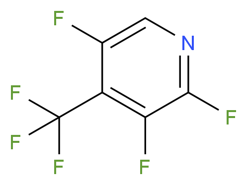 2,3,5-Trifluoro-4-(trifluoromethyl)pyridine_Molecular_structure_CAS_)
