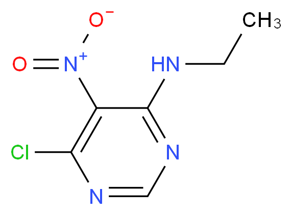(6-Chloro-5-nitro-pyrimidin-4-yl)-ethyl-amine_Molecular_structure_CAS_25710-24-1)