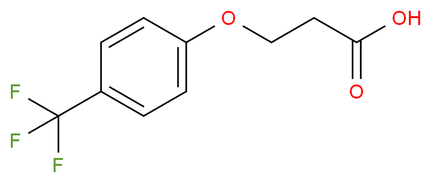 3-[4-(Trifluoromethyl)phenoxy]propionic acid 97%_Molecular_structure_CAS_)