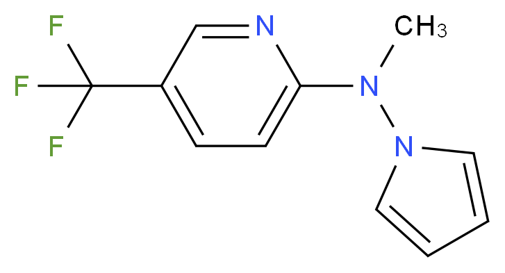 N2-methyl-N2-(1H-pyrrol-1-yl)-5-(trifluoromethyl)pyridin-2-amine_Molecular_structure_CAS_)