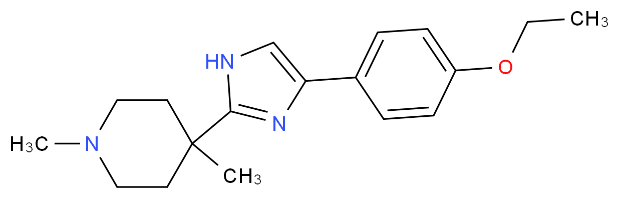 4-[4-(4-ethoxyphenyl)-1H-imidazol-2-yl]-1,4-dimethylpiperidine_Molecular_structure_CAS_)