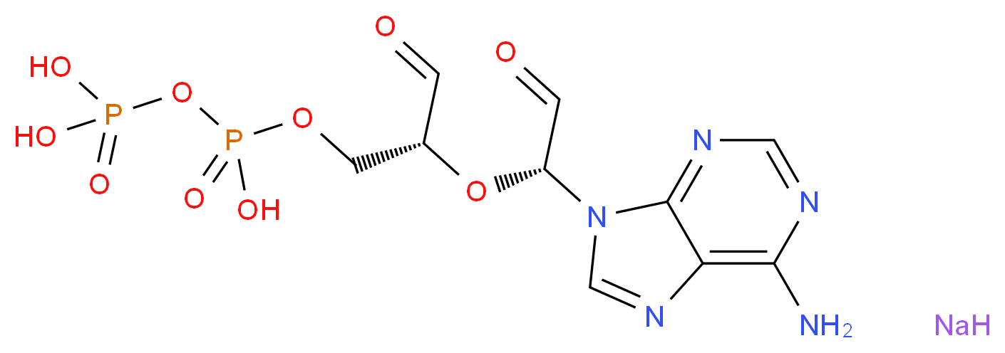 Adenosine 5′-diphosphate, periodate oxidized sodium salt_Molecular_structure_CAS_71997-39-2)
