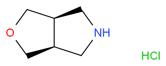 (3aR,6aS)-rel-Hexahydro-1H-furo[3,4-c]pyrrole hydrochloride_Molecular_structure_CAS_57710-36-8)