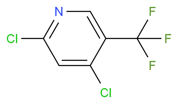 2,4-Dichloro-5-(trifluoromethyl)pyridine_Molecular_structure_CAS_888327-38-6)