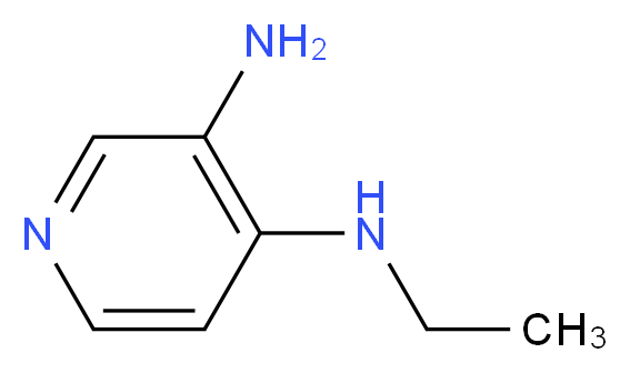 4-N-ethylpyridine-3,4-diamine_Molecular_structure_CAS_)