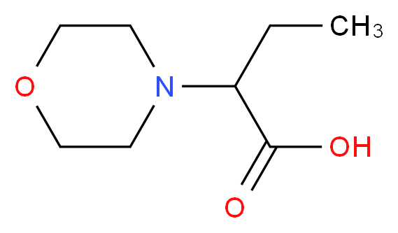 2-(4-morpholinyl)butanoic acid_Molecular_structure_CAS_87439-09-6)