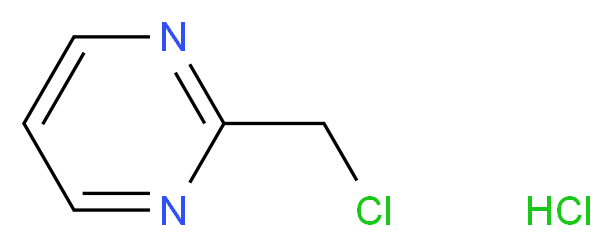 2-(Chloromethyl)pyrimidine hydrochloride_Molecular_structure_CAS_936643-80-0)