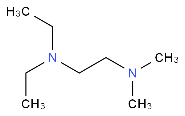 N,N-DIETHYL-N',N'-DIMETHYLETHYLENE DIAMINE_Molecular_structure_CAS_123-10-4)