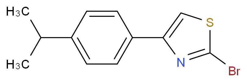 2-BROMO-4-(4-ISOPROPYL-PHENYL)-THIAZOLE_Molecular_structure_CAS_886367-54-0)