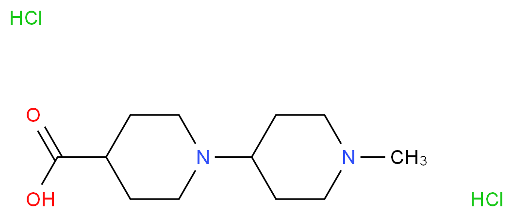 1'-Methyl-1,4'-bipiperidine-4-carboxylic acid dihydrochloride_Molecular_structure_CAS_)