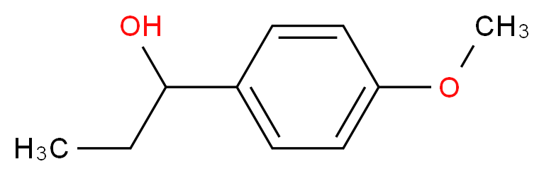 rac-1-(4'-Methoxyphenyl)propanol_Molecular_structure_CAS_5349-60-0)