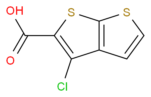 3-chlorothieno[2,3-b]thiophene-2-carboxylic acid_Molecular_structure_CAS_39244-08-1)