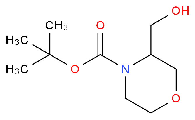 TERT-BUTYL 3-(HYDROXYMETHYL)MORPHOLINE-4-CARBOXYLATE_Molecular_structure_CAS_135065-69-9)