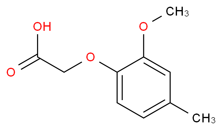 (2-Methoxy-4-methyl-phenoxy)-acetic acid_Molecular_structure_CAS_6270-23-1)