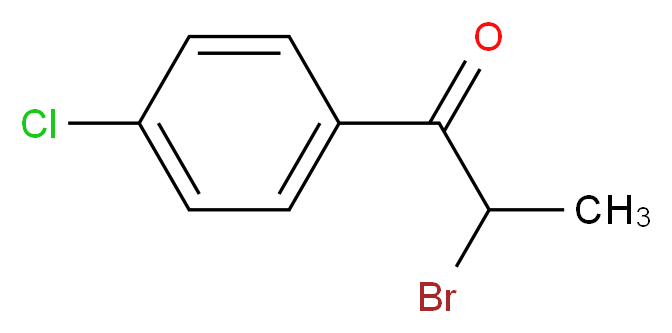 2-Bromo-1-(4-chloro-phenyl)-propan-1-one_Molecular_structure_CAS_877-37-2)