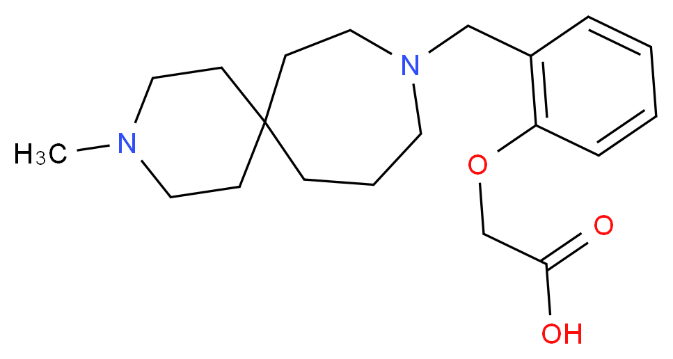 {2-[(3-methyl-3,9-diazaspiro[5.6]dodec-9-yl)methyl]phenoxy}acetic acid_Molecular_structure_CAS_)