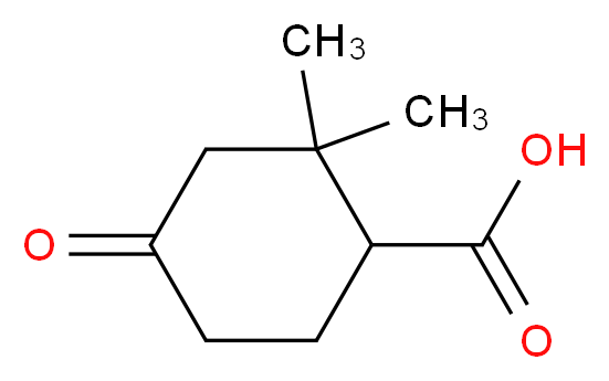 2,2-Dimethyl-4-oxocyclohexanecarboxylic acid_Molecular_structure_CAS_4029-26-9)