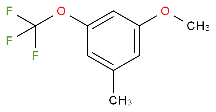 3-Methyl-5-(trifluoromethoxy)anisole_Molecular_structure_CAS_)