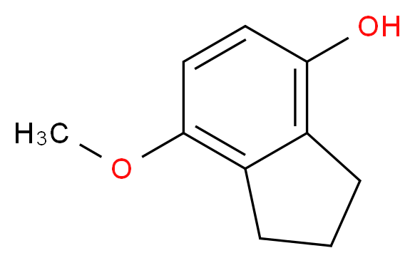 4-Hydroxy-7-methoxyindane_Molecular_structure_CAS_38998-04-8)