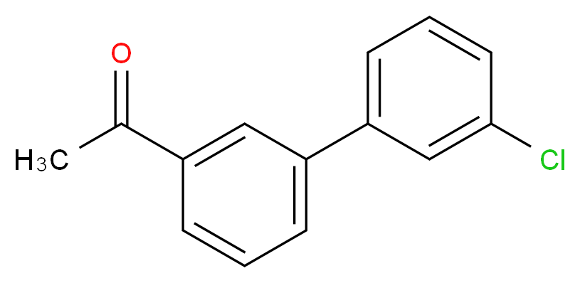 1-(3'-Chloro[1,1-biphenyl]-3-yl)ethanone_Molecular_structure_CAS_)
