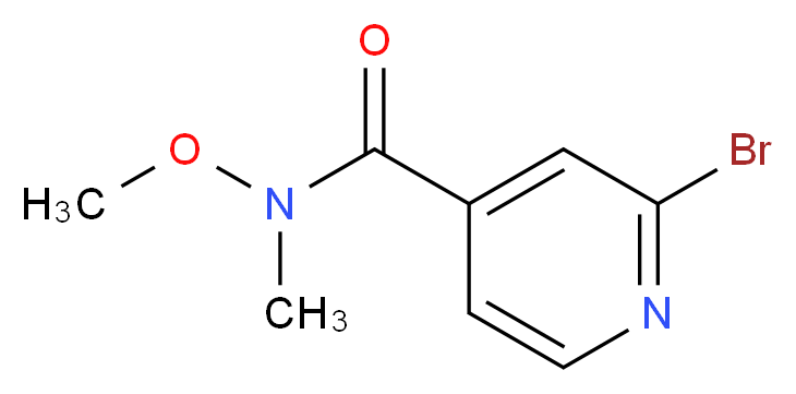 2-bromo-N-methoxy-N-methylisonicotinamide_Molecular_structure_CAS_656257-69-1)