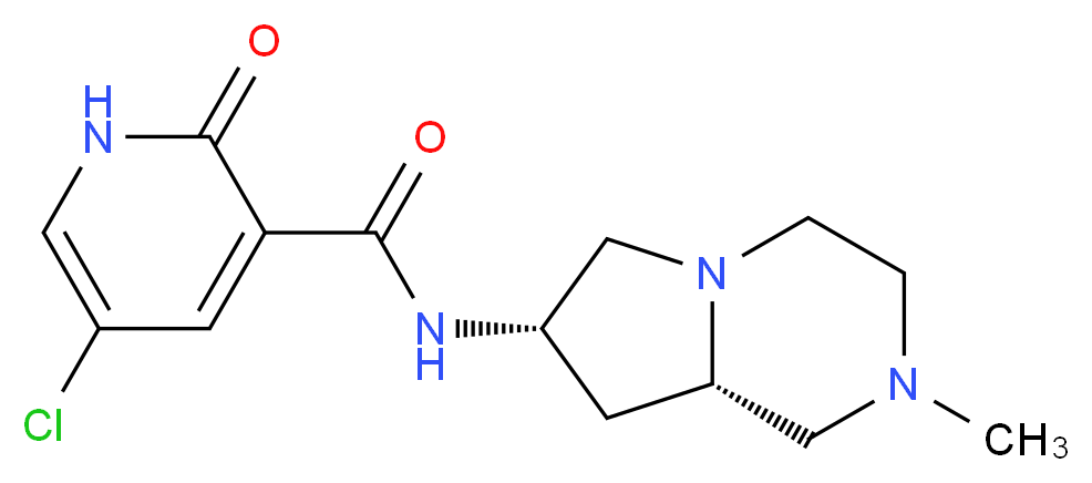 5-chloro-N-[(7S,8aS)-2-methyloctahydropyrrolo[1,2-a]pyrazin-7-yl]-2-oxo-1,2-dihydropyridine-3-carboxamide_Molecular_structure_CAS_)