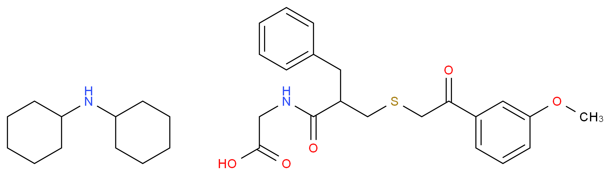 Thiorphan Methoxyacetophenone Derivative Dicyclohexylamine Salt (85%)_Molecular_structure_CAS_)