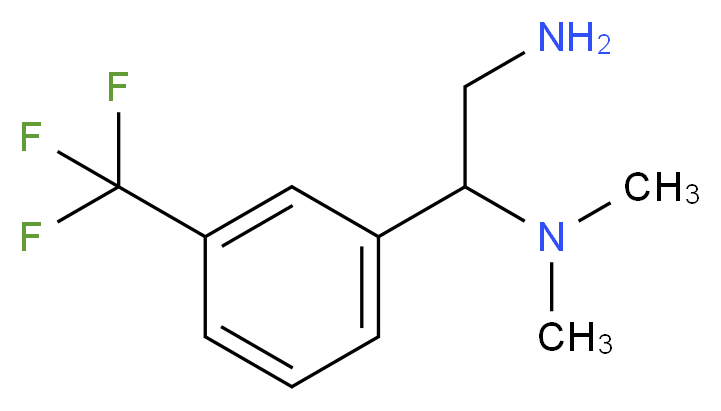 N*1*,N*1*-Dimethyl-1-(3-trifluoromethyl-phenyl)-ethane-1,2-diamine_Molecular_structure_CAS_96788-00-0)