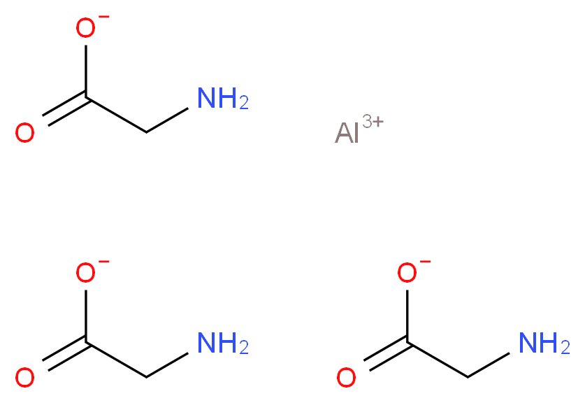 Aluminum tris(2-aminoacetate)_Molecular_structure_CAS_13682-92-3)