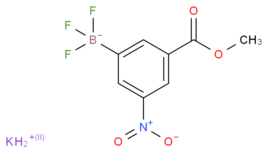 Potassium (3-methoxycarbonyl-5-nitrophenyl)trifluoroborate 96%_Molecular_structure_CAS_850623-56-2)