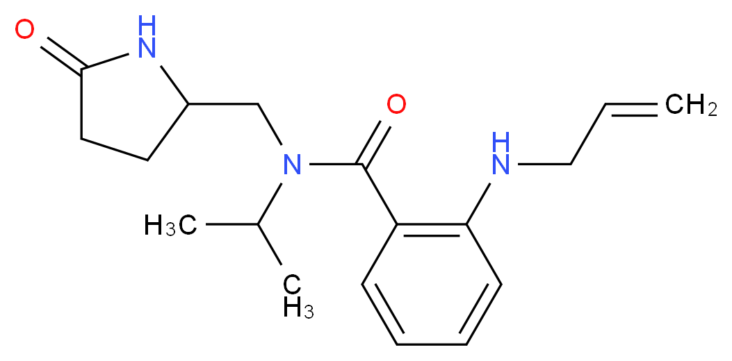 2-(allylamino)-N-isopropyl-N-[(5-oxopyrrolidin-2-yl)methyl]benzamide_Molecular_structure_CAS_)