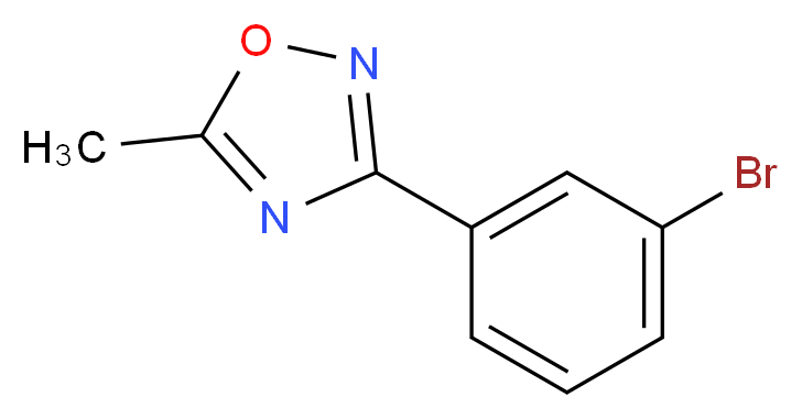 3-(3-Bromophenyl)-5-methyl-1,2,4-oxadiazole 97%_Molecular_structure_CAS_160377-57-1)