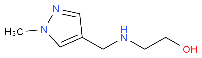 2-([(1-METHYL-1H-PYRAZOL-4-YL)METHYL]AMINO)ETHANOL_Molecular_structure_CAS_400877-07-8)