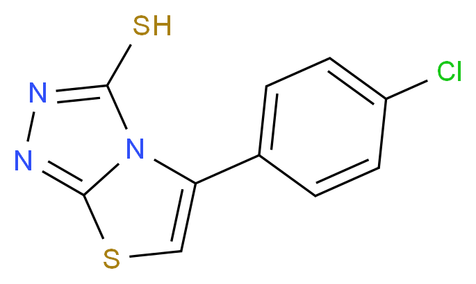 5-(4-Chlorophenyl)thiazolo[2,3-c]-1,2,4-triazole-3-thiol_Molecular_structure_CAS_610276-80-7)