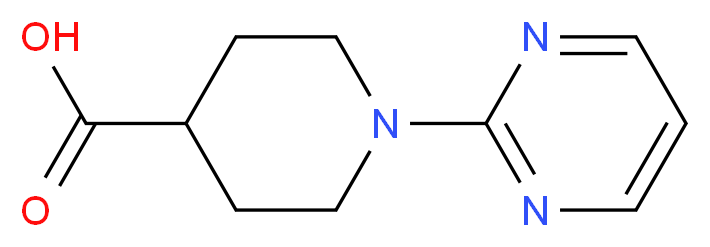 1-Pyrimidin-2-yl-piperidine-4-carboxylic acid_Molecular_structure_CAS_303144-44-7)