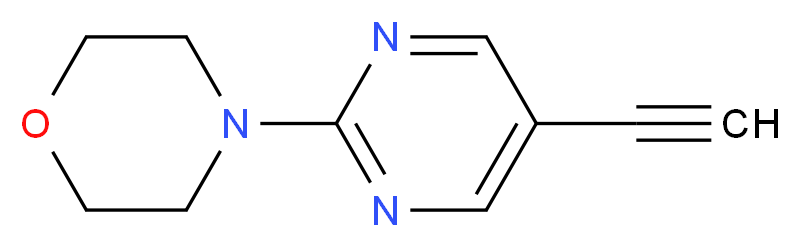 4-(5-ethynylpyrimidin-2-yl)morpholine_Molecular_structure_CAS_926009-60-1)