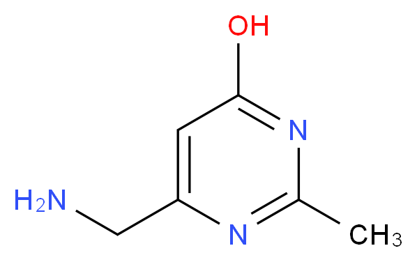 6-(aminomethyl)-2-methyl-4-pyrimidinol_Molecular_structure_CAS_933708-20-4)