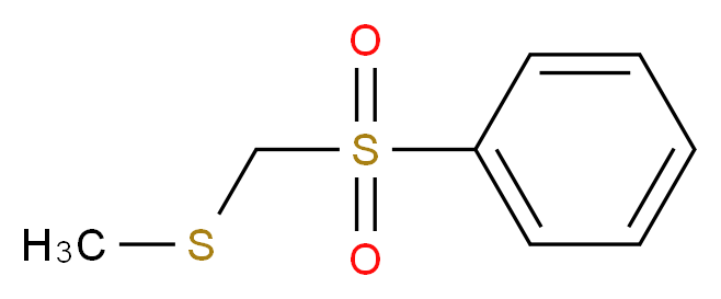 Methylthiomethyl phenyl sulfone_Molecular_structure_CAS_59431-14-0)