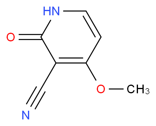 4-Methoxy-2-oxo-1,2-dihydro-3-pyridinecarbonitrile_Molecular_structure_CAS_21642-98-8)