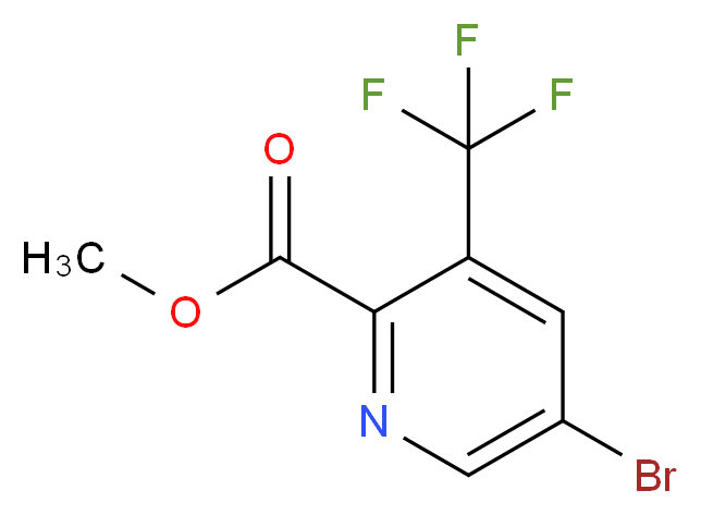 Methyl 5-bromo-3-(trifluoromethyl)-2-pyridinecarboxylate_Molecular_structure_CAS_1214328-84-3)