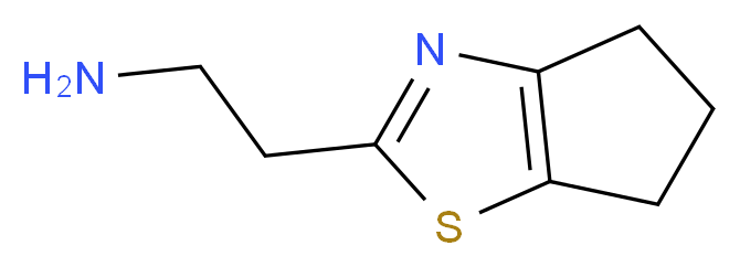 2-(5,6-dihydro-4H-cyclopenta[d][1,3]thiazol-2-yl)ethanamine_Molecular_structure_CAS_933698-13-6)