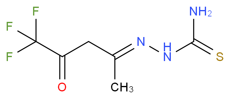 2-(4,4,4-Trifluoro-1-methyl-3-oxobutylidene)-1-hydrazinecarbothioamide_Molecular_structure_CAS_)