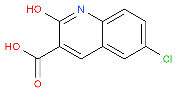 6-Chloro-2-hydroxy-quinoline-3-carboxylic acid_Molecular_structure_CAS_86209-35-0)