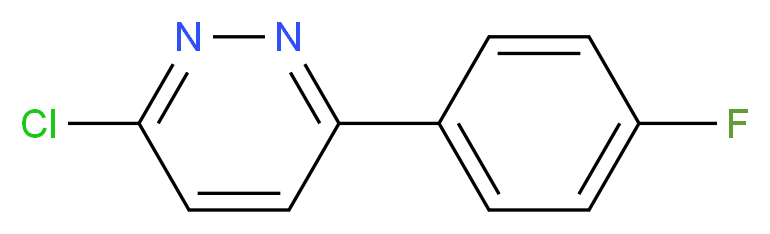3-chloro-6-(4-fluorophenyl)pyridazine_Molecular_structure_CAS_)